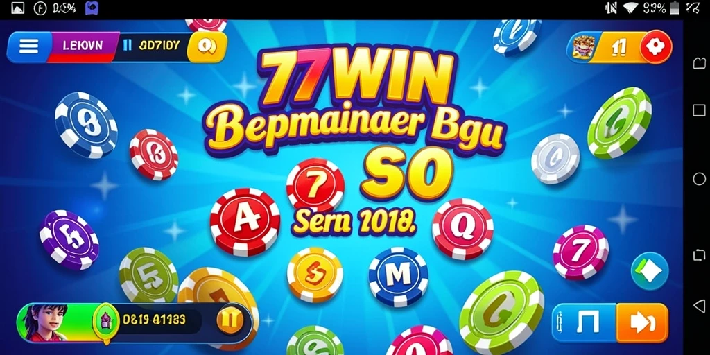 Screenshot gameplay Bingo seru di 77WIN.