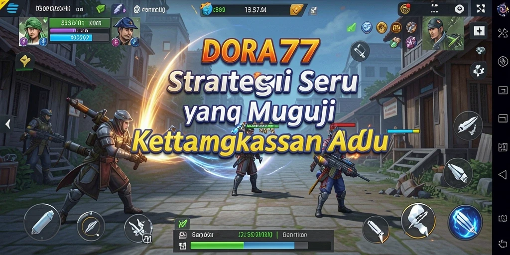 Tangkapan layar DORA77 menampilkan aksi strategi dinamis dan menyenangkan.