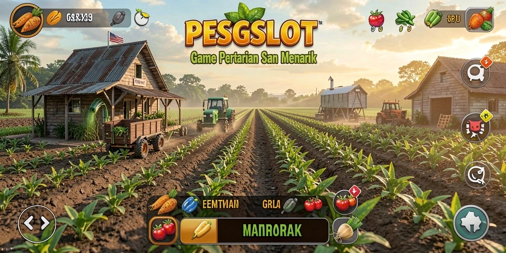 Tampilan menarik dari gameplay pertanian PESGSLOT.