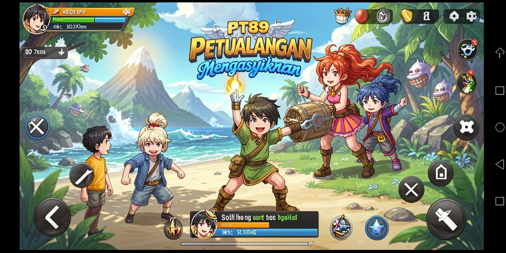 Screenshot PT89 menampilkan aksi seru dalam dunia Anime yang indah.