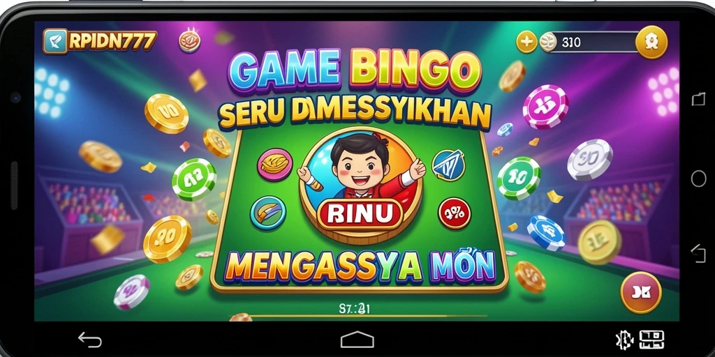 Tampilan gameplay menarik dari RPIDN777 dengan suasana Bingo yang ceria.