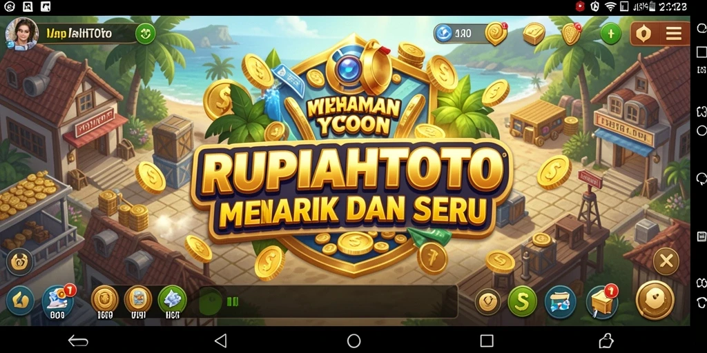 Tampilan gameplay RUPIAHTOTO dengan elemen Tycoon yang menarik.