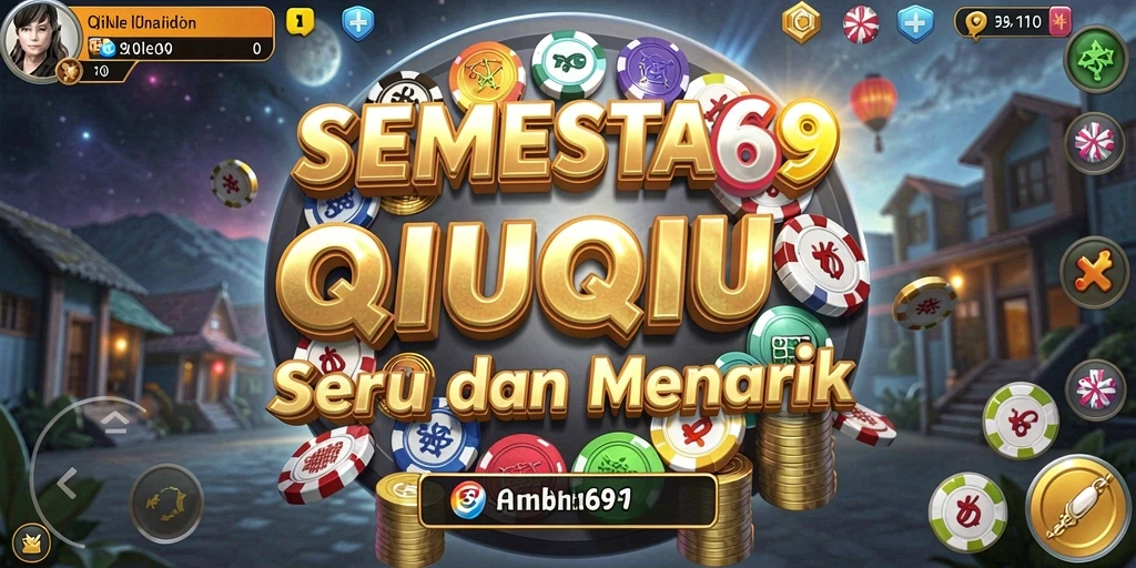 Tampilan gameplay seru dari QiuQiu di SEMESTA69.