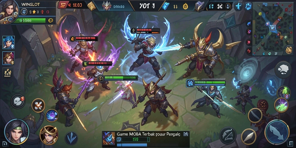 Tampilan gameplay seru dalam WINSLOT dengan berbagai karakter.